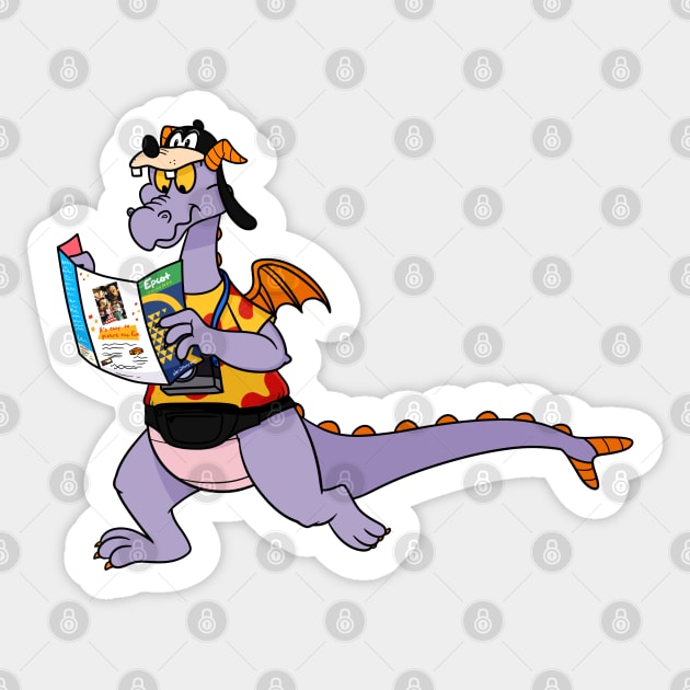 Tourist Figment Sticker by NoiceThings